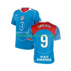 Jalkapallo Pelipaidat/Peliasut Atlético Madrid Alexander Sorloth 9 Kolmaspaita 2025-2026 Lyhythihainen